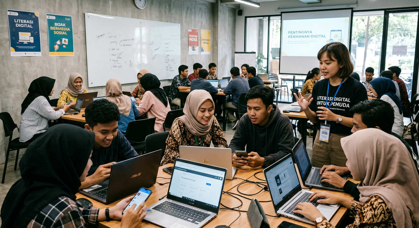 Workshop Literasi Digital Pemuda - kegiatan LIVESGP BLORA