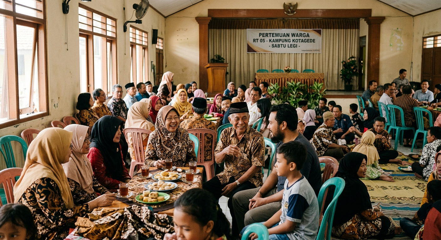 Pertemuan komunitas LIVESGP BLORA - masyarakat Indonesia berkumpul bersama